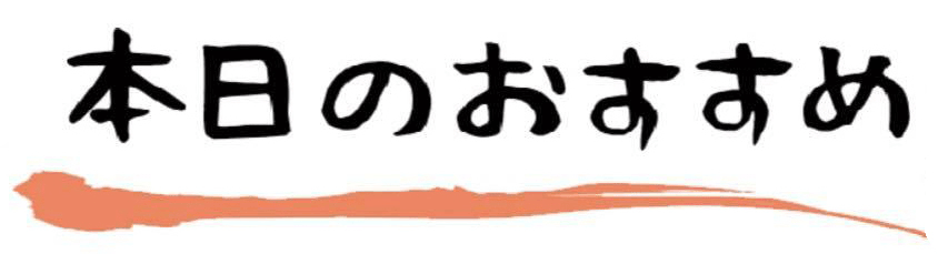 本日のおすすめ